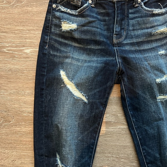 Buckle Black Distressed Blue Jeans Women’s 27 - Picture 2 of 7